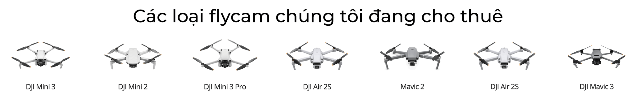 Cho thuê flycam tự lái